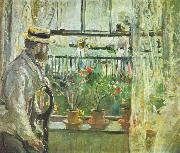 Berthe Morisot Eugene Manet on the Isle of Wight oil painting artist